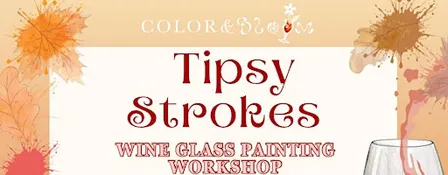 Tipsy Strokes: Wine Glass Painting Workshop | Charleston Paint & Sip