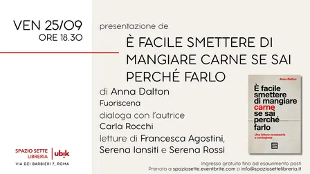 Presentazione di "È facile smettere di mangiare carne se sai perché farlo"