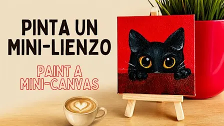 ¡Pinta tu mini-lienzo! / Paint your mini-canvas! (SPA/ENG)