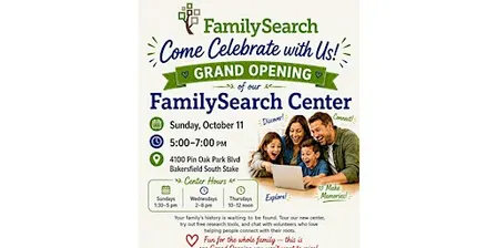 FamilySearch Center Grand Opening