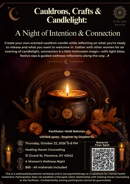 Cauldrons, Crafts & Candlelight: A Night of Intention & Connection