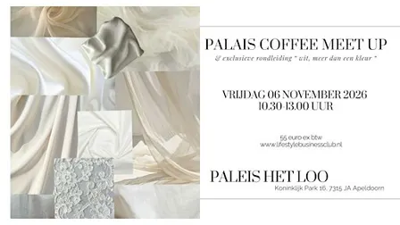 Coffee Meet Up & Rondleiding Expositie WIT - Paleis het Loo