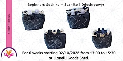 Beginners Sashiko Course six weeks