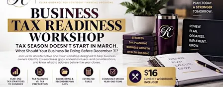 The Business Tax Readiness Workshop