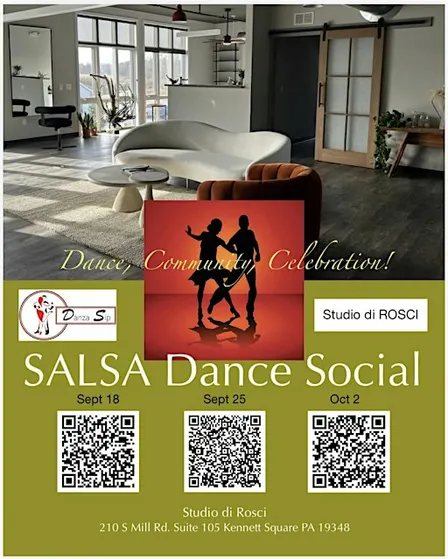 Salsa Social at Studio di Rosci with DanzaSip Week 2