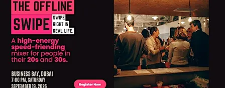 The offline Swipe | Speed-friending mixer for people in their 20s and 30s.