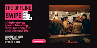 The offline Swipe | Speed-friending mixer for people in their 20s and 30s.