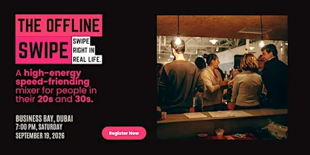 The offline Swipe | Speed-friending mixer for people in their 20s and 30s.
