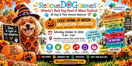 Atlanta's Best Dog Howl-O-Ween FREE Festival: Rescue Dog Games '26