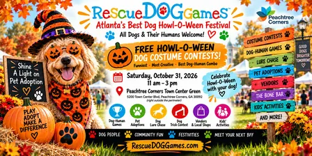 Atlanta's Best Dog Howl-O-Ween FREE Festival: Rescue Dog Games '26