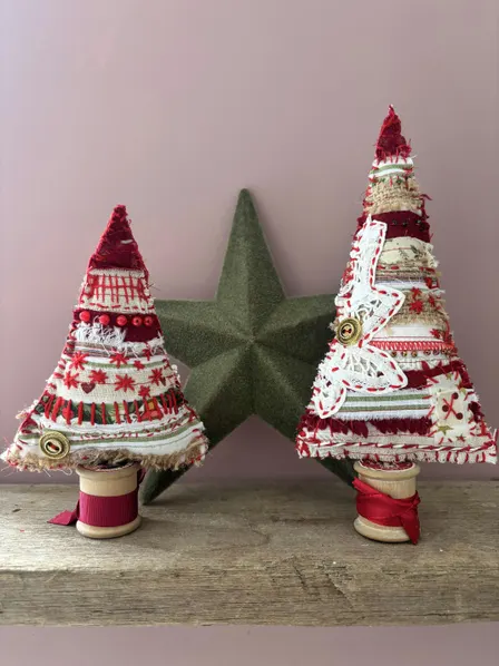 Stitched Christmas Tree decoration