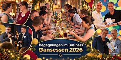 Begegnung im Business - Gansessen für den guten Zweck