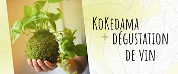 Kokedama + dégustation de vin