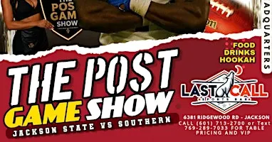 The Post Game Show (Southern- Sat. Sept 26th)