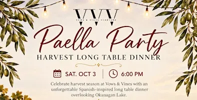Paella Party Harvest Long Table Dinner