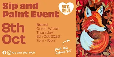 Sip and Paint Event at Board, Orrell, Wigan