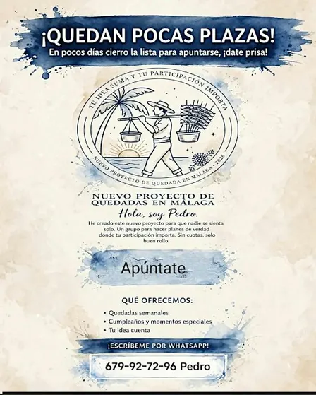 Nuevo proyecto de quedada en Málaga