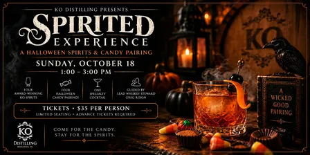 Spirited Experience: A Halloween Spirits & Candy Pairing
