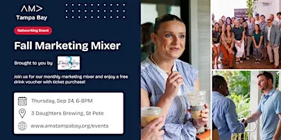 Fall Marketing Mixer at 3 Daughters Brewing
