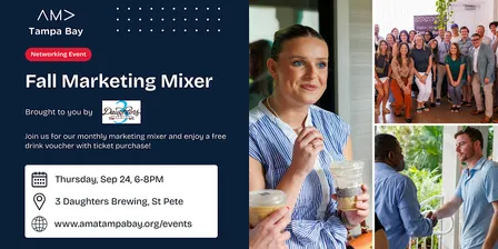 Fall Marketing Mixer at 3 Daughters Brewing