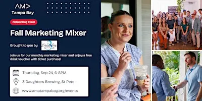 Fall Marketing Mixer at 3 Daughters Brewing