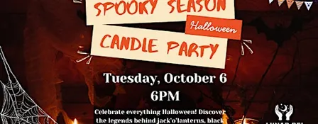Spooky Season Candle Pour Party