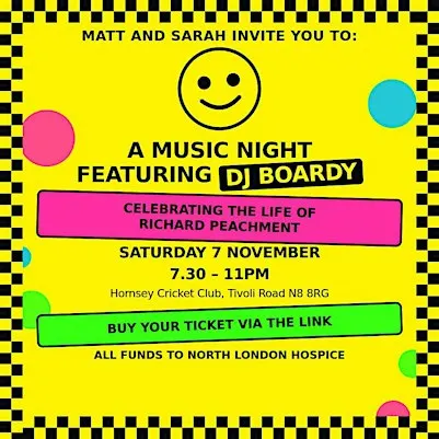 A MUSIC NIGHT CELEBRATING THE LIFE OF RICHARD PEACHMENT