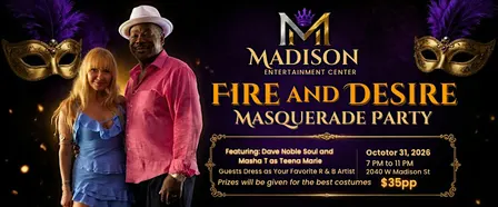 Fire and Desire Masquerade R&B Costume Party