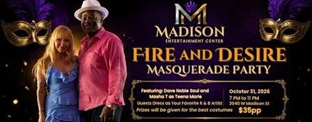 Fire and Desire Masquerade R&B Costume Party