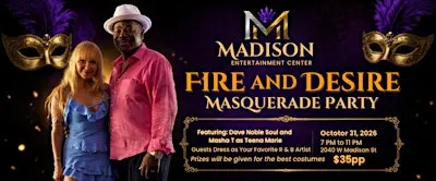 Fire and Desire Masquerade R&B Costume Party
