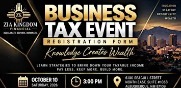 Business Tax Event
