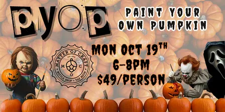 PAINT YOUR OWN PUMPKIN NIGHT at Matter of Craft in Huntington Beach