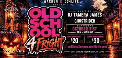 OS4Life x Warren present Old School 4 Fright