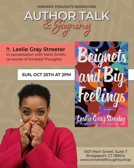 Author Talk & Signing: Beignets and Big Feelings with Leslie Gray Streeter