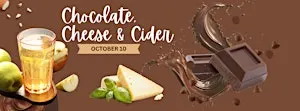 A Perfect Pairing!  Cider, Cheese and Chocolate.