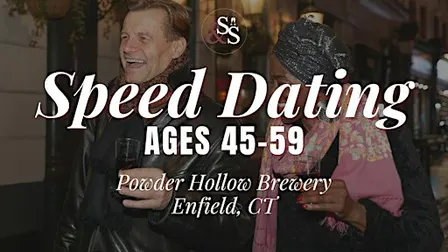Speed Dating Ages 45-59 in Enfield, CT  at Powder Hollow Brewery
