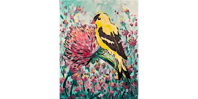 Goldfinch and Thistles - Paint and Sip in Houston | Classpop!™