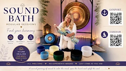 Gemstone Sound bath with Gongs, Crystal and Alchemy singing bowls