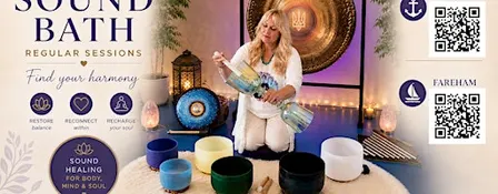 Gemstone Sound bath with  Gongs, Crystal and  Alchemy singing bowls