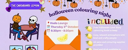 Halloween Cosy Colouring Night with TheCardboardLemon