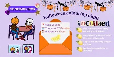 Halloween Cosy Colouring Night with TheCardboardLemon