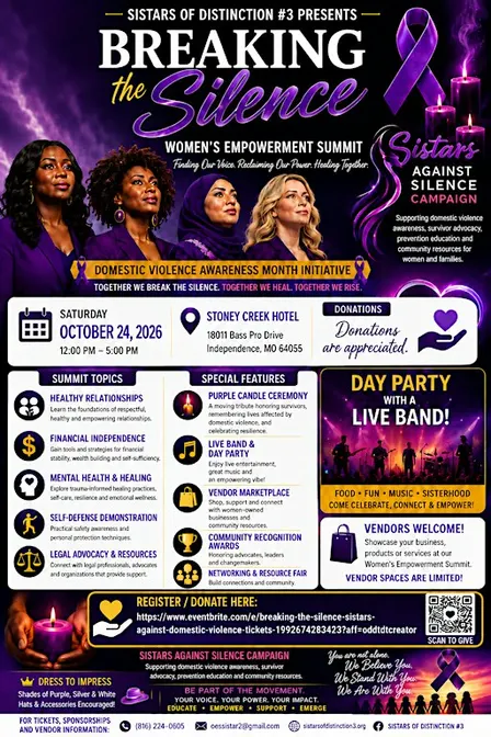 Breaking The Silence: Sistars Against Domestic Violence