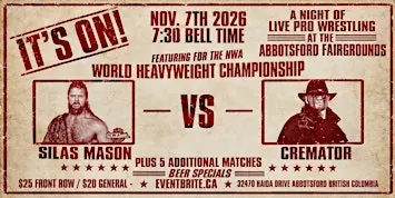 IT'S ON! A Night of Live Wrestling.
