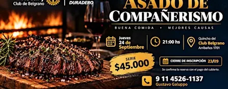 ASADO DE BENEFICENCIA – ROTARY CLUB DE BELGRANO
