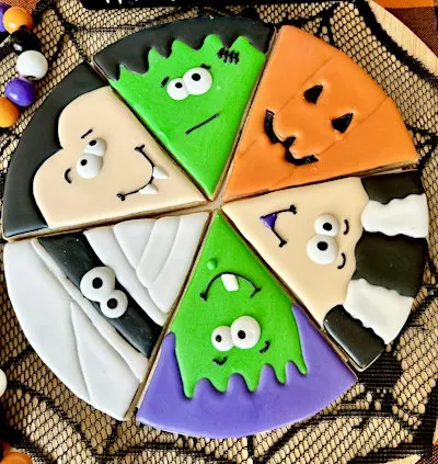 Halloween Cookie Platter Decorating