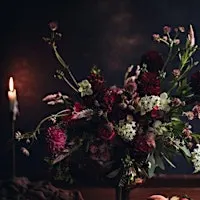 The Vampire's Table Centerpiece Halloween Floral Arrangement Class