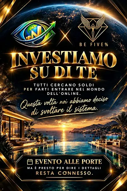 INVESTIAMO NOI SU DI TE
