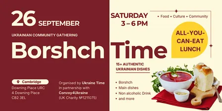 Borshch Time (26 September) — Food, Culture & Community