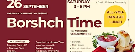 Borshch Time (26 September) — Food, Culture & Community