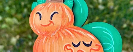 Unicorn Pumpkin Pin Art Workshop (Ages 8+)